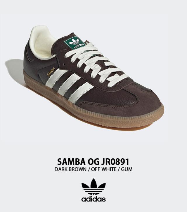 adidas originals アディダス スニーカー SAMBA OG JR0891 BROWN シューズ サンバOG ブラウン テラス系 T-トゥ メンズ レディース_1