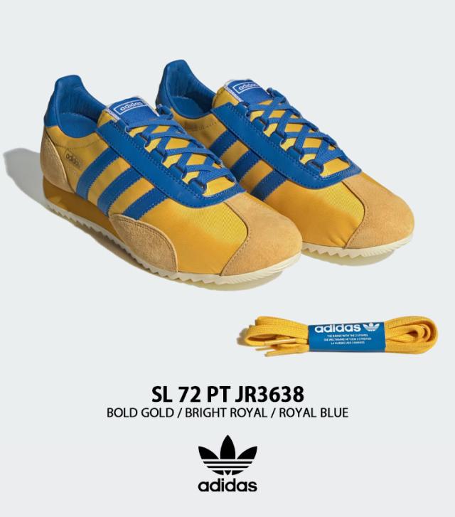 adidas originals アディダス スニーカー SL72 PT JR3638 シューズ エスエル72 イエロー スエード ナイロンアッパー メンズ レディース_1