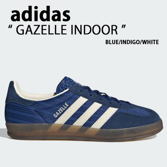 adidas originals アディダス スニーカー GAZELLE INDOOR JS1410 シューズ ガゼルインドア ブルー スエード ガムソール メンズ レディース