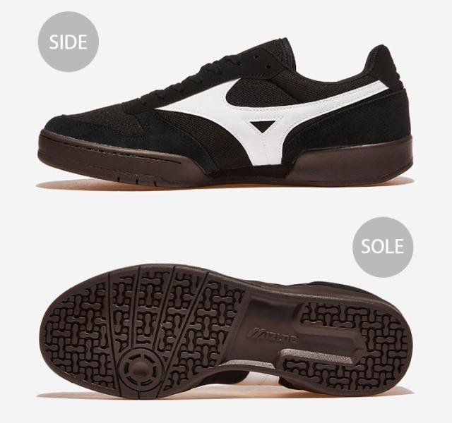 Mizuno ミズノ スニーカー CITY WIND D1GA2564-02 BLACK WHITE シューズ シティウィンド ブラック ホワイト スエード メンズ レディース