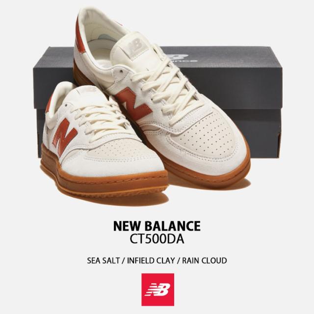 New Balance ニューバランス スニーカー CT500DA WHITE ORANGE シューズ NewBalance500 ホワイト オレンジ スウェード メンズ レディース_1
