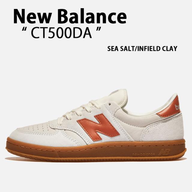 New Balance ニューバランス スニーカー CT500DA WHITE ORANGE シューズ NewBalance500 ホワイト オレンジ スウェード メンズ レディース