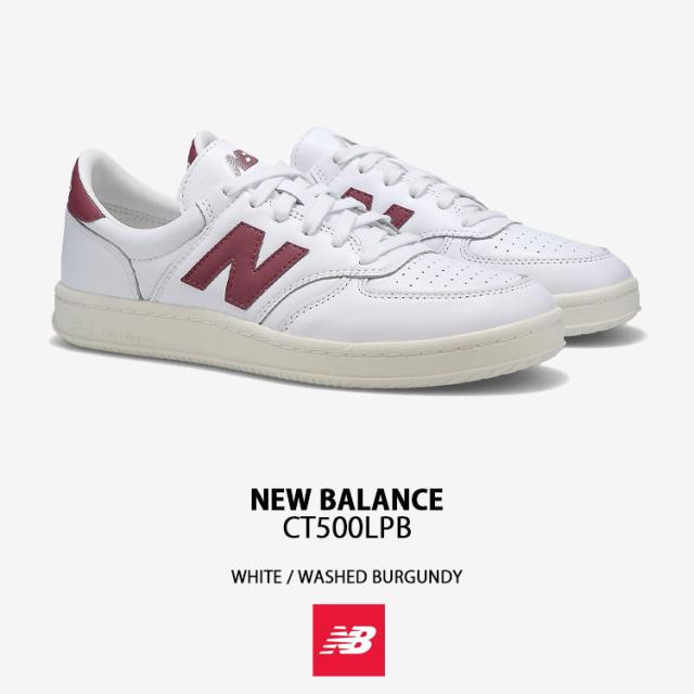 New Balance ニューバランス スニーカー CT500LPB WHITE BURGUNDY シューズ NewBalance500 ホワイト バーガンディ メンズ レディース_1