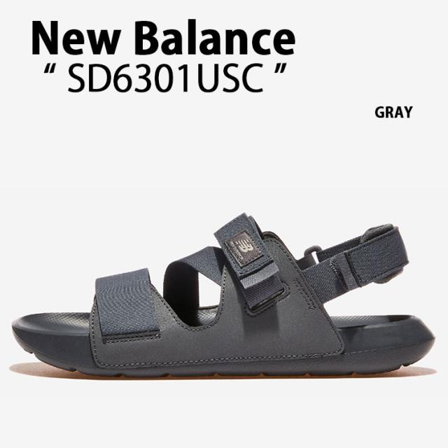 New Balance ニューバランス スポーツサンダル SD6301USC GRAY シューズ NewBalance6301 スポサン グレー 柔らか 軽量 メンズ レディース