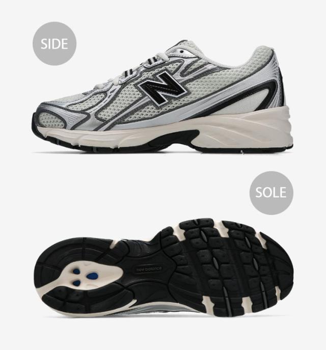 New Balance ニューバランス スニーカー U740 U740BK2 BLACK SEASALT シューズ ブラック シーソルト メッシュアッパー ABZORBクッション_2