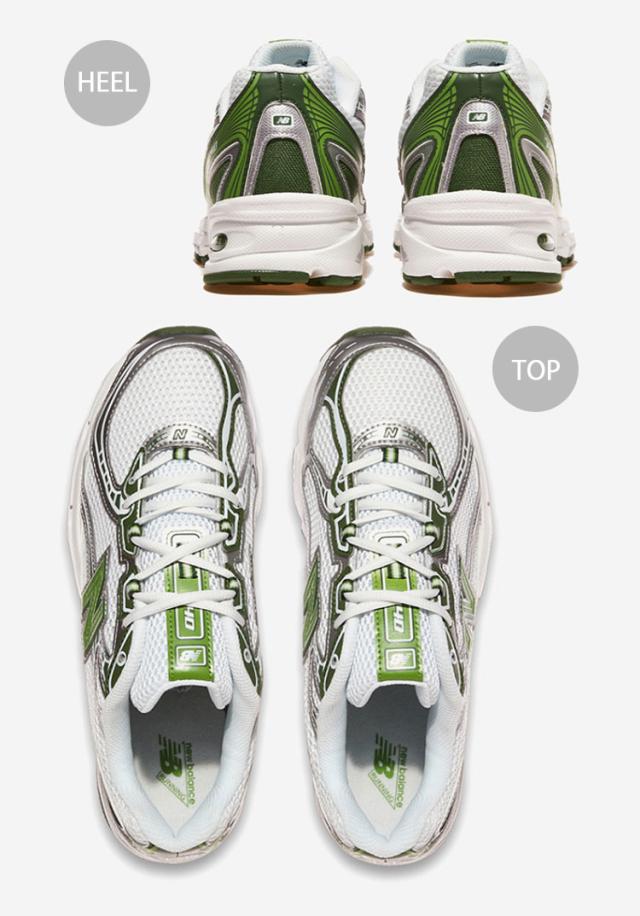 New Balance ニューバランス スニーカー U740 U740GH WHITE OLIVE SILVER シューズ ホワイト オリーブ シルバー ABZORBクッション_3
