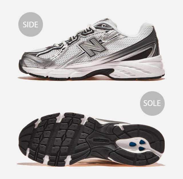 New Balance ニューバランス スニーカー U740PH2 WHITE GRAY SILVER シューズ NewBalance740 ホワイト グレー シルバー メッシュ メンズ レディース_2