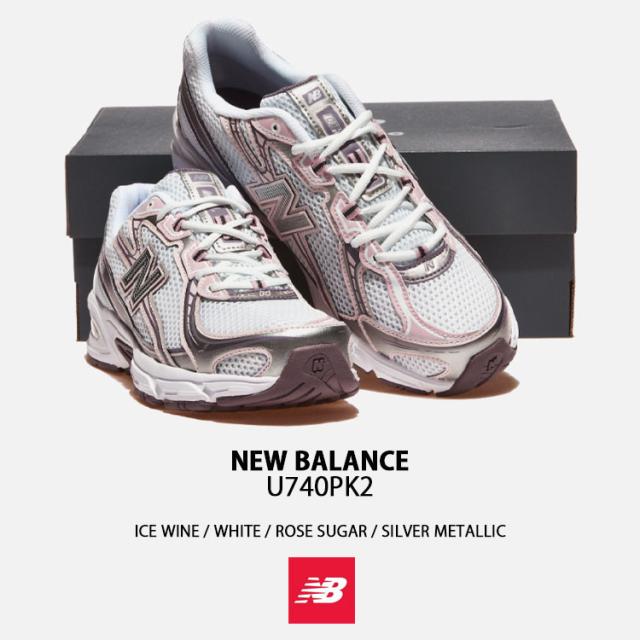 New Balance ニューバランス スニーカー U740PK2 WHITE PINK SILVER シューズ NewBalance740 ホワイト ピンク シルバー メッシュ メンズ レディース New Balance ニューバランス スニーカー U740PK2 WHITE PINK SILVER