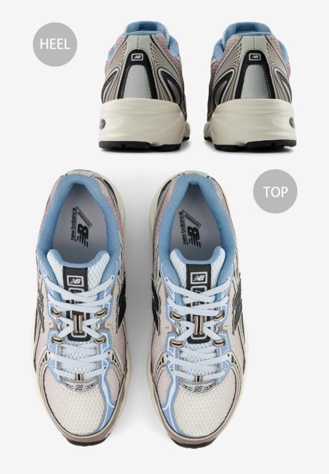New Balance ニューバランス スニーカー U740 U740BL2 SEASALT シーソルト U740YG2 ピンク シューズ メッシュアッパー ABZORBクッション_4