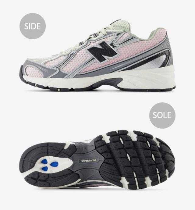 New Balance ニューバランス スニーカー U740 U740BL2 SEASALT シーソルト U740YG2 ピンク シューズ メッシュアッパー ABZORBクッション_6