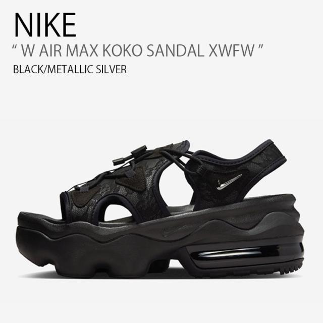 NIKE ナイキ レディース サンダル W AIR MAX KOKO SANDAL XWFW エア マックス ココ サンダル  IH6313-010 ブラック 厚底 女性用