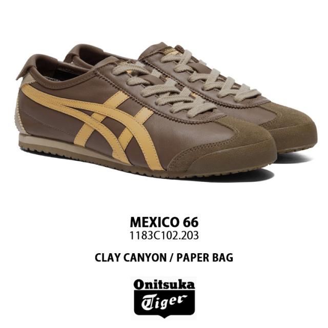 Onitsuka Tiger オニツカタイガー スニーカー MEXICO 66 BROWN 1183C102.203 シューズ メキシコ66 ブラウン メンズ レディース_1