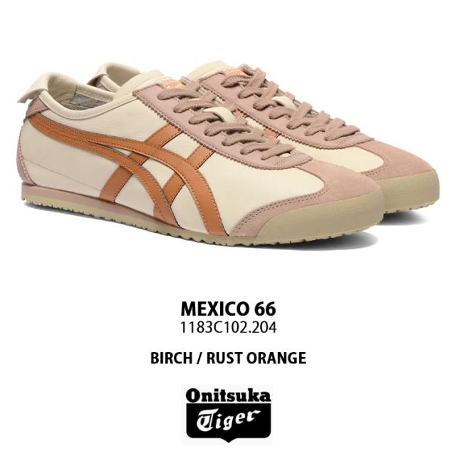 Onitsuka Tiger オニツカタイガー スニーカー MEXICO 66 WHITE ORANGE 1183C102.204 シューズ メキシコ66 ホワイト オレンジ メンズ レディース_1