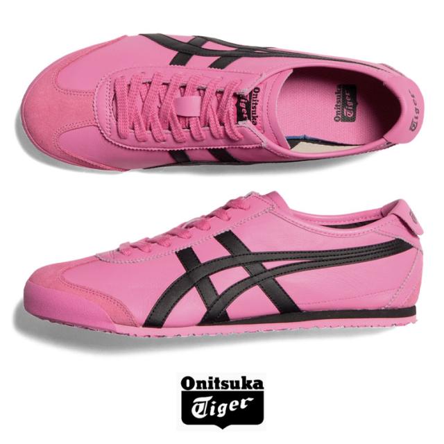 Onitsuka Tiger オニツカタイガー レディース スニーカー MEXICO 66 PINK BLACK 1183C102.701 シューズ メキシコ66 ピンク ブラック