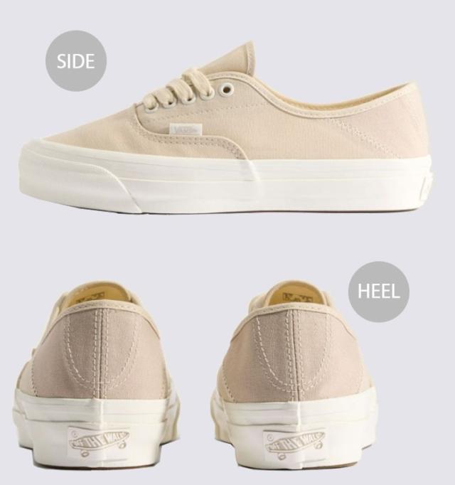 VANS バンズ スニーカー PREMIUM AUTHENTIC 44 KICKDOWN CANVAS OATMEAL MARSHMALLOW VN000D4Y0CK プレミアム オーセンティック44 キックダウン キャンバス オートミール マシュマロ 男性用 女性用_2