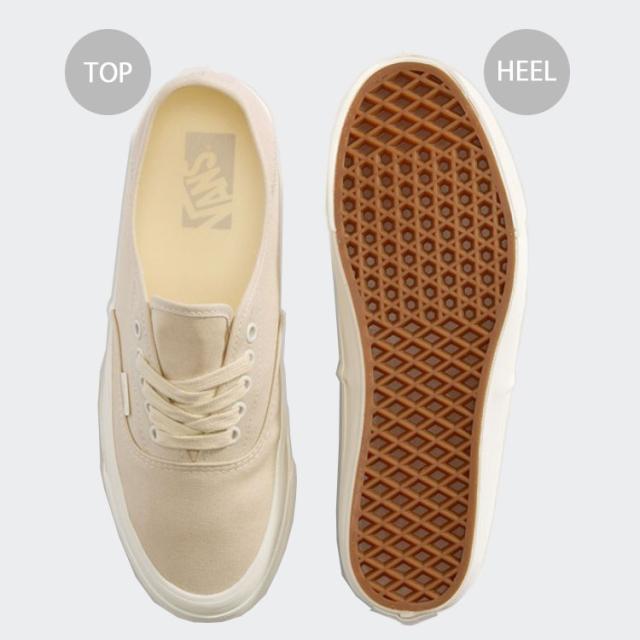 VANS バンズ スニーカー PREMIUM AUTHENTIC 44 KICKDOWN CANVAS OATMEAL MARSHMALLOW VN000D4Y0CK プレミアム オーセンティック44 キックダウン キャンバス オートミール マシュマロ 男性用 女性用_3