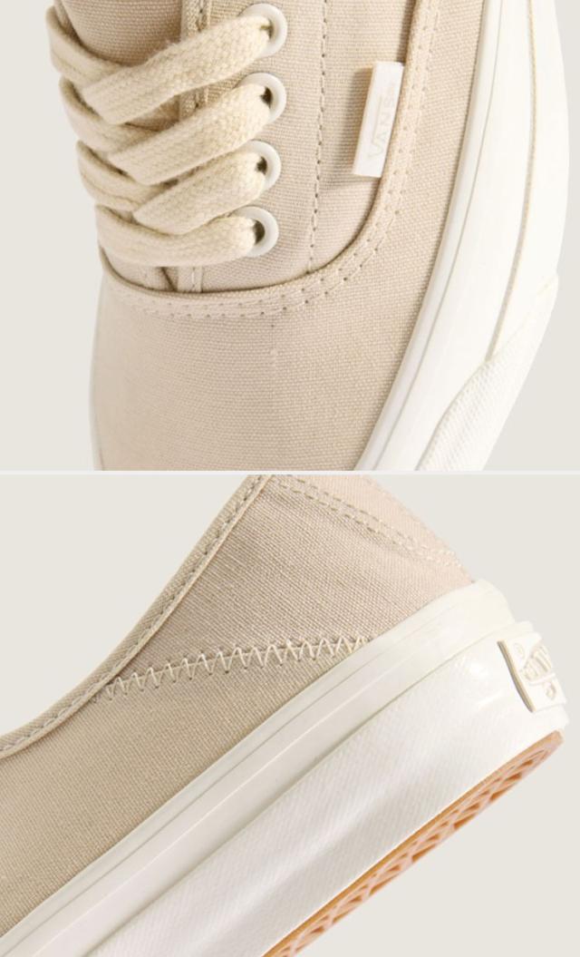 VANS バンズ スニーカー PREMIUM AUTHENTIC 44 KICKDOWN CANVAS OATMEAL MARSHMALLOW VN000D4Y0CK プレミアム オーセンティック44 キックダウン キャンバス オートミール マシュマロ 男性用 女性用_4