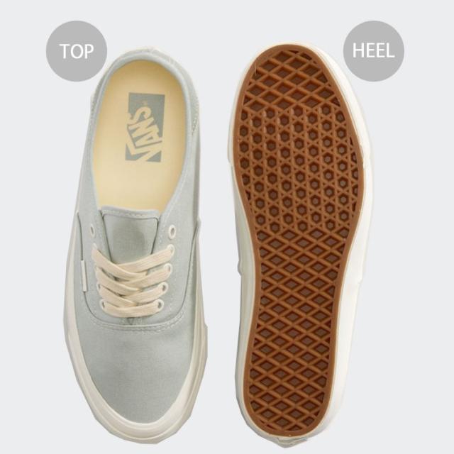 VANS バンズ スニーカー PREMIUM AUTHENTIC 44 KICKDOWN CANVAS GREEN MARSHMALLOW VN000D4YV0N プレミアム オーセンティック44 キックダウン キャンバス グリーン マシュマロ 男性用 女性用_3