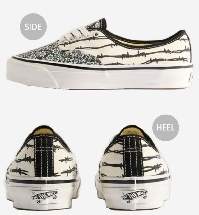 VANS バンズ スニーカー PREMIUM AUTHENTIC 44 MICRO DAISY BARBED WIRE VN000D9NF0B プレミアム オーセンティック44 マイクロ デイジー 男性用 女性用
