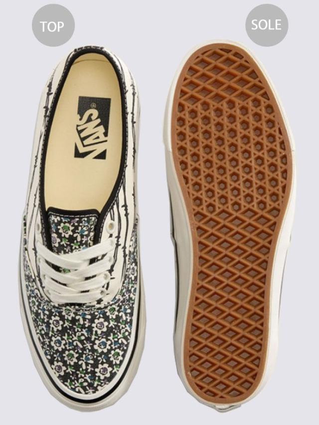 VANS バンズ スニーカー PREMIUM AUTHENTIC 44 MICRO DAISY BARBED WIRE VN000D9NF0B プレミアム オーセンティック44 マイクロ デイジー 男性用 女性用