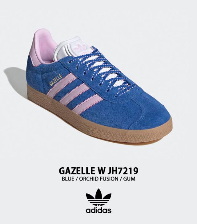 adidas originals アディダス レディース スニーカー GAZELLE W JH7219 BLUE PINK シューズ 