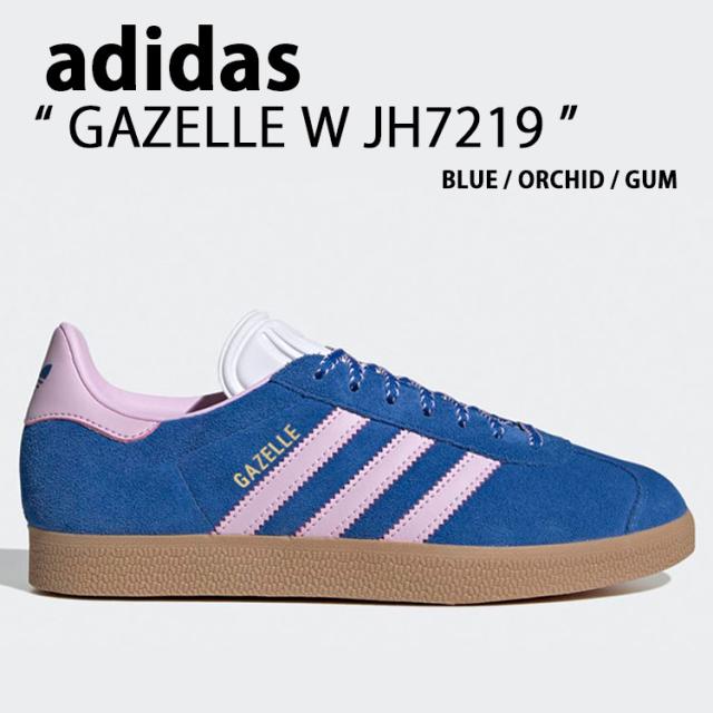 adidas originals アディダス レディース スニーカー GAZELLE W JH7219 BLUE PINK シューズ ガゼルW テラス系 Tトゥ ブルー ピンク ガム