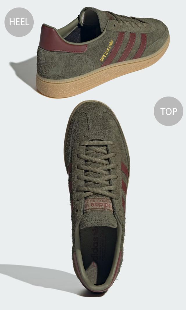 adidas originals アディダス スニーカー HANDBALL SPEZIAL JQ8297 シューズ ハンドボールスペツィアル スエード Tトゥ フォーカスオリーブ メンズ レディース_3