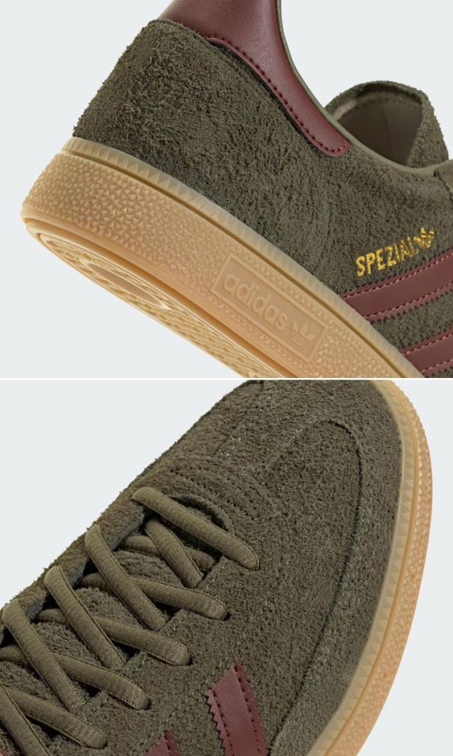 adidas originals アディダス スニーカー HANDBALL SPEZIAL JQ8297 シューズ ハンドボールスペツィアル スエード Tトゥ フォーカスオリーブ メンズ レディース_4