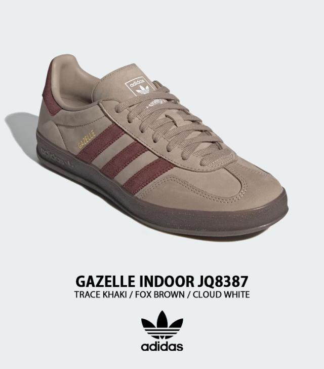 adidas originals アディダス スニーカー GAZELLE INDOOR JQ8387 BROWN