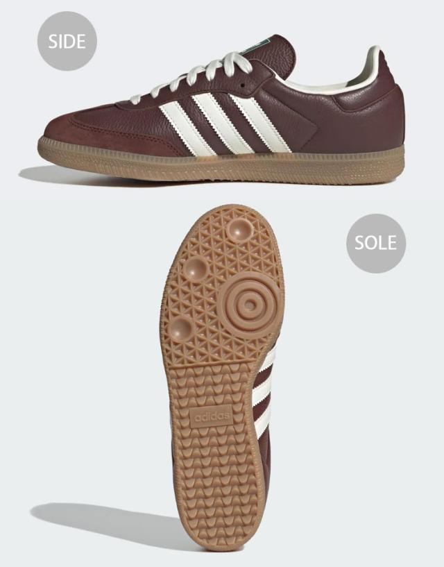 adidas originals アディダス スニーカー SAMBA OG JR0892 BROWN シューズ サンバOG ブラウン テラス系 T-トゥ メンズ レディース_2