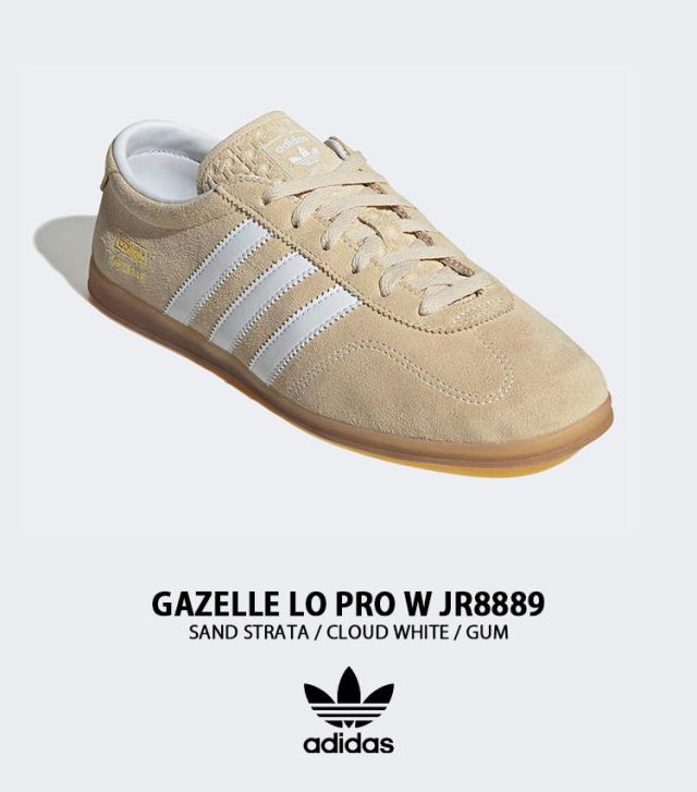 adidas originals アディダス レディース スニーカー GAZELLE LO PRO W JR8889 SAND シューズ ガゼルロープロ サンド テラス系 Tトゥ_1