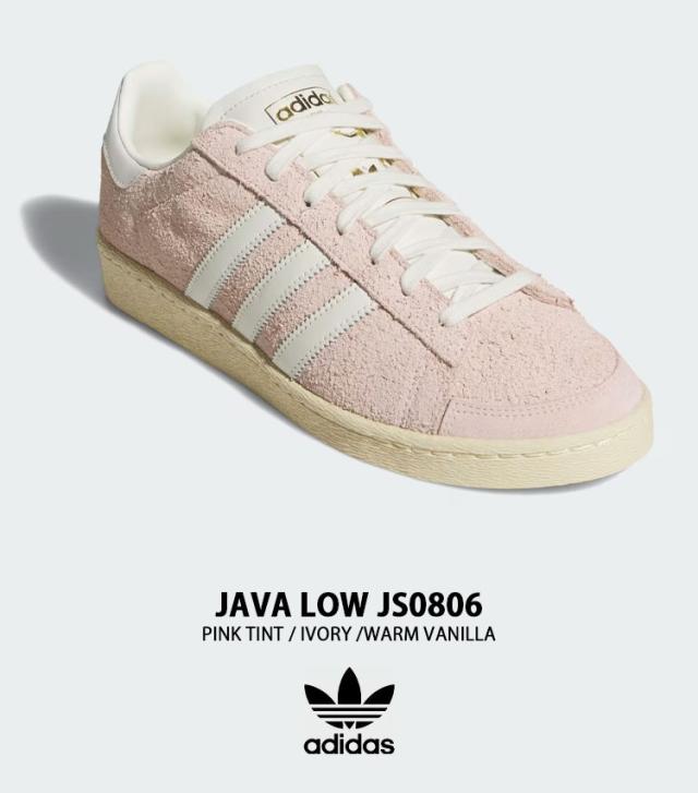 adidas originals アディダス スニーカー JAVA LOW JS0806 シューズ ジャバー ロー ピンク アイボリー くすみ メンズ_1