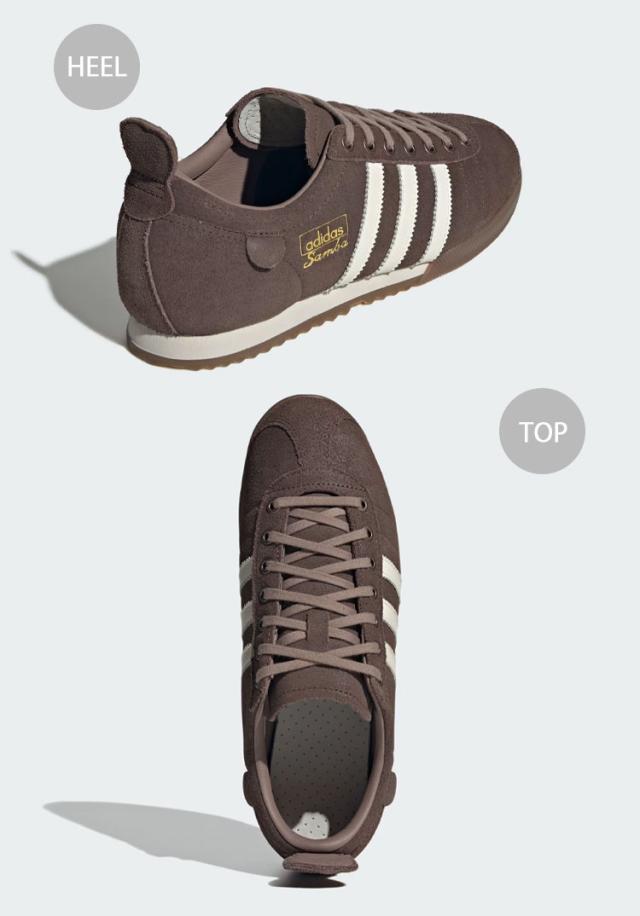 adidas originals アディダス スニーカー SAMBA 62 JS3836 BROWN シューズ サンバ62 ブラウン スエード Tトゥ メンズ レディース_3