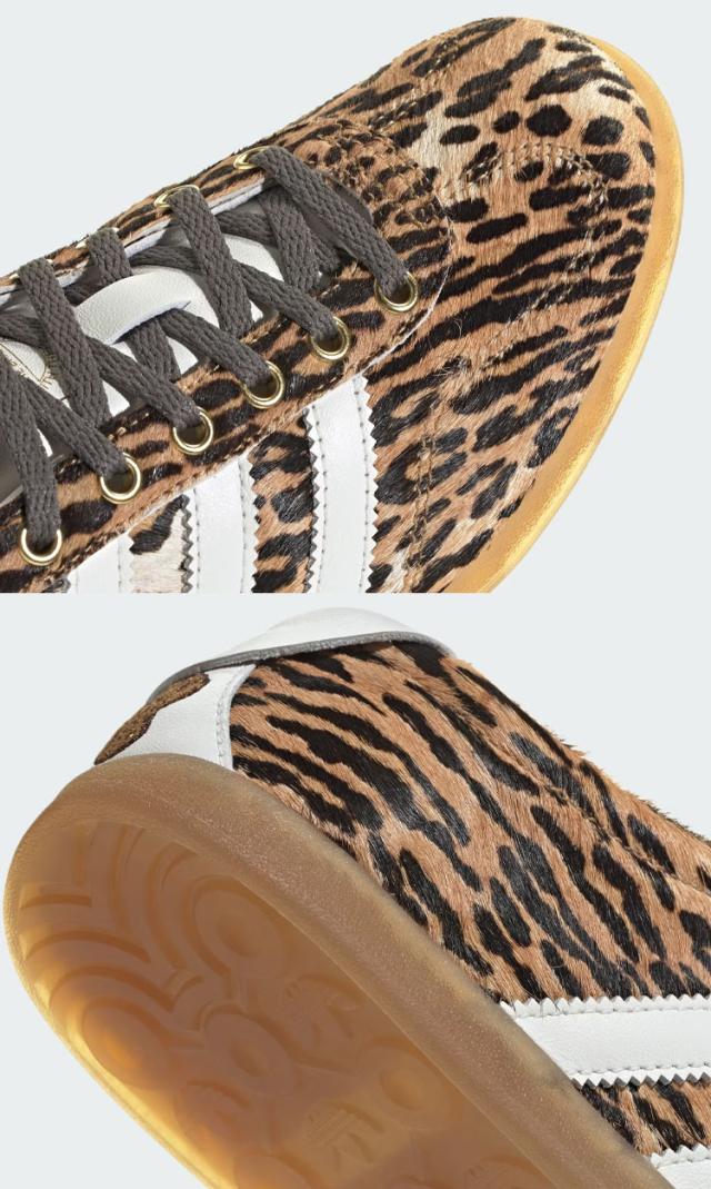 adidas originals アディダス スニーカー GAZELLE LO PRO KJ6574 シューズ ガゼルロー プロ メサ ホワイト ブラウン レオパード柄_4