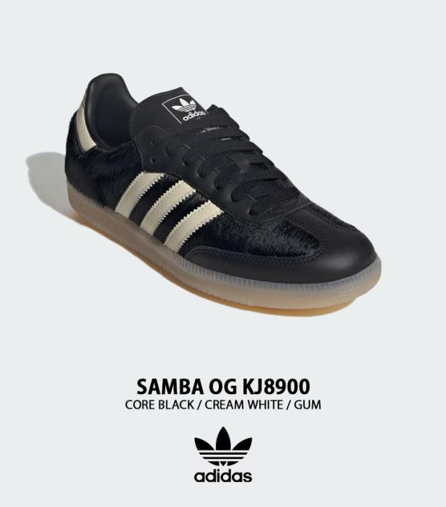 adidas originals アディダス スニーカー SAMBA OG KJ8900 BLACK シューズ サンバOG ブラック テラス系 Tトゥ メンズ レディース_1