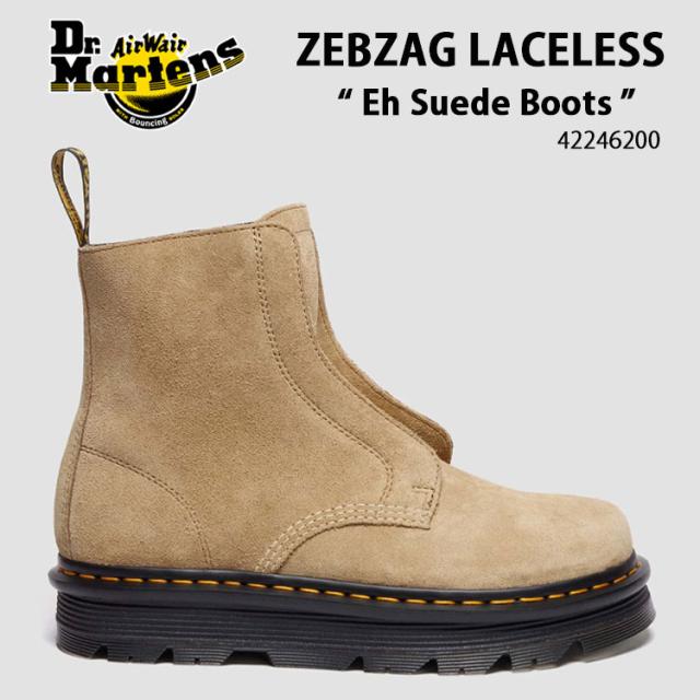 Dr.Martens ドクターマーチン ブーツ ZEBZAG レースレスブーツ 42246200 シューズ タン レザーブーツ メンズ レディース 男性用 女性用