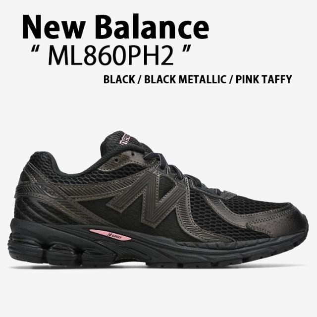 New Balance ニューバランス スニーカー ML860PH2 BLACK PINK シューズ NewBalance860 メッシュ ランニングシューズ メンズ レディース