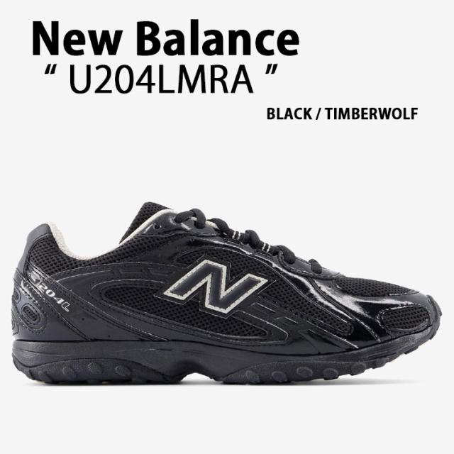 New Balance ニューバランス スニーカー U204LMRA BLACK シューズ NewBalance204 ランニングシューズ ブラック メンズ レディース