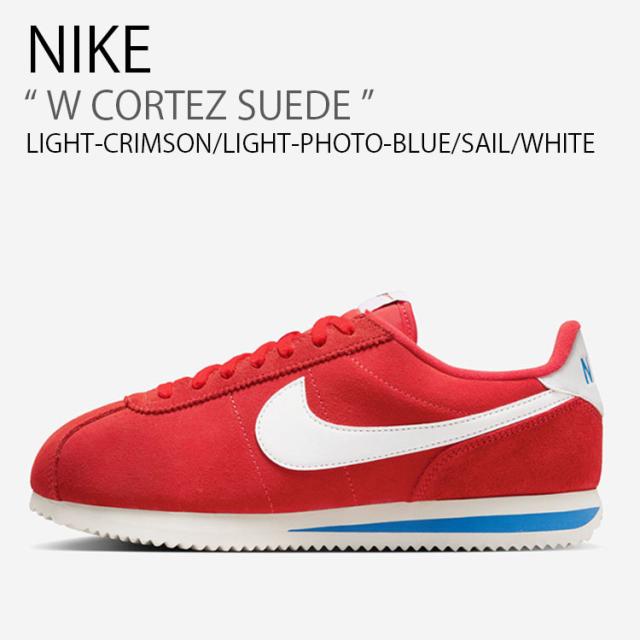NIKE ナイキ レディース スニーカー W CORTEZ SUEDE ウィメンズ コルテッツ スウェード IB1857-600 ローカット レッド ウィメンズ 女性用