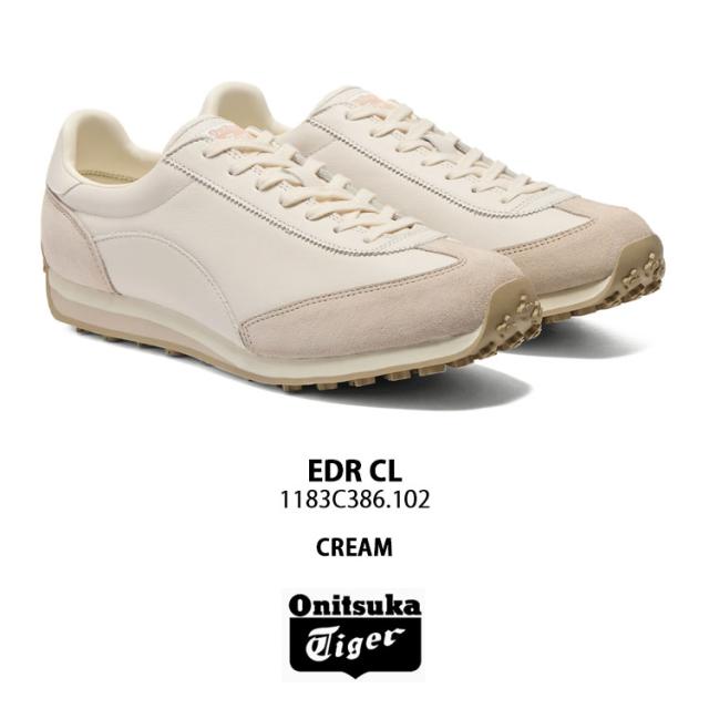 Onitsuka Tiger オニツカタイガー スニーカー EDR CL 1183C386.102 シューズ スエード T-トゥ CREAM クリーム メンズ レディース_1