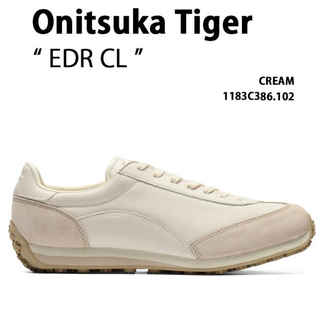 Onitsuka Tiger オニツカタイガー スニーカー EDR CL 1183C386.102 シューズ スエード T-トゥ CREAM クリーム メンズ レディース