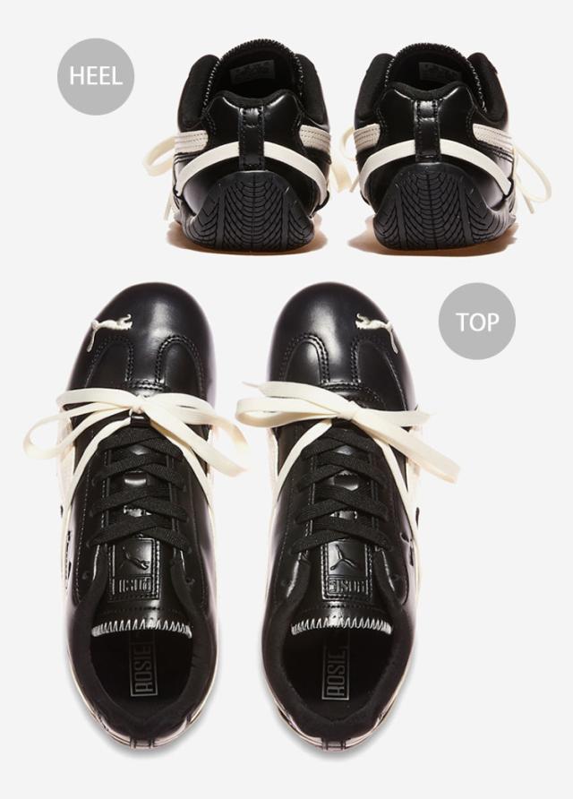 PUMA ロゼ×プーマ スニーカー ROSE SPEEDCAT PREMIUM BLACK WHITE