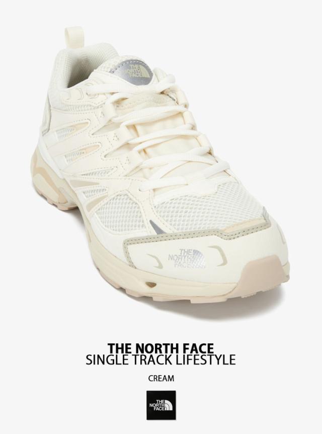 THE NORTH FACE ノースフェイス スニーカー SINGLE TRACK LIFESTYLE ライフスタイルスニーカー シューズ CREAM NAVY NS93Q15K/L