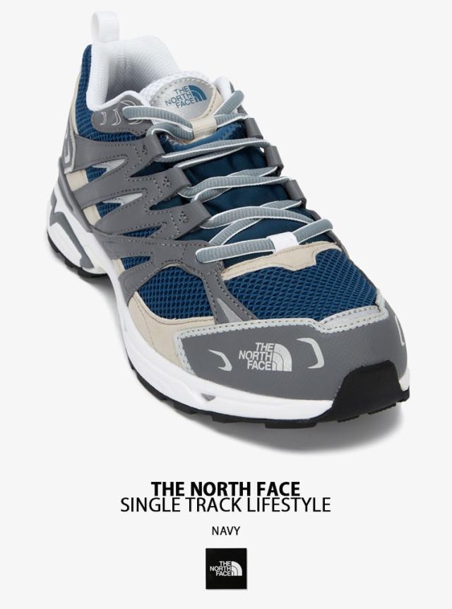 THE NORTH FACE ノースフェイス スニーカー SINGLE TRACK LIFESTYLE ライフスタイルスニーカー シューズ CREAM NAVY NS93Q15K/L