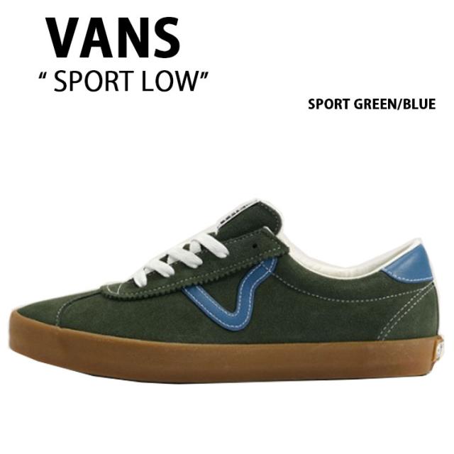 VANS バンズ スニーカー SPORT LOW SPORT GREEN BLUE VN000D6N24O スポーツ ロー スポーツ グリーン ブルー 男性用 女性用