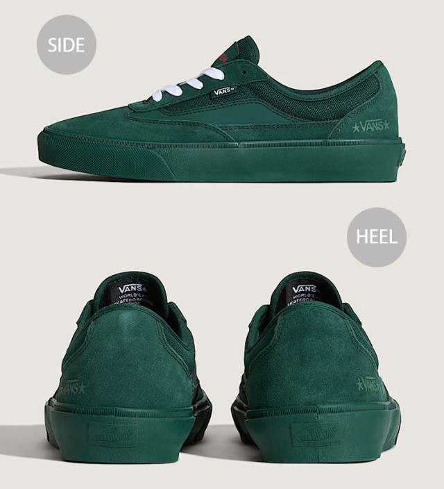 VANS バンズ メンズ スニーカー SKATE CURREN CAPLES ATIBA VN000D85EME シューズ スケート カレンケープルズ アティバ GREEN グリーン_2
