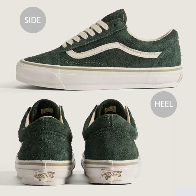 VANS バンズ スニーカー PREMIUM OLD SKOOL SHAG SUEDE KELP VN000D9JKEL プレミアム オールドスクール シャグ スード ケルプ 男性用 女性用_2