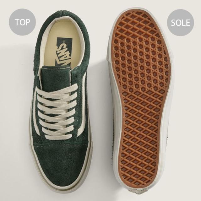 VANS バンズ スニーカー PREMIUM OLD SKOOL SHAG SUEDE KELP VN000D9JKEL プレミアム オールドスクール シャグ スード ケルプ 男性用 女性用_3