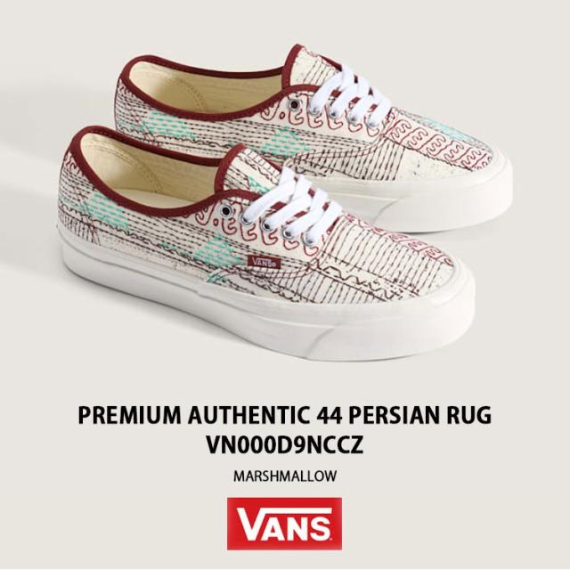VANS バンズ スニーカー PREMIUM AUTHENTIC 44 PERSIAN RUG VN000D9NCCZ プレミアム オーセンティック44 パーシャンラグ MARSHMALLOW_1