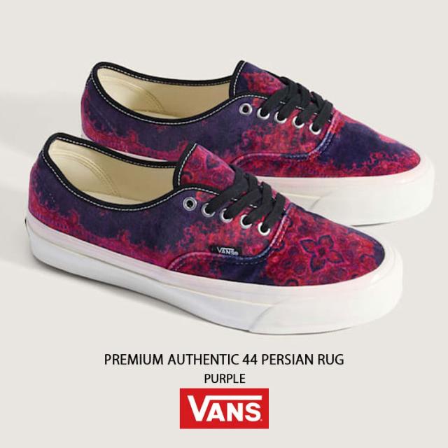 VANS バンズ スニーカー PREMIUM AUTHENTIC 44 PERSIAN RUG PURPLE VN000D9NPRP プレミアム オーセンティック44 パーシャン ラグ パープル 男性用 女性用_1